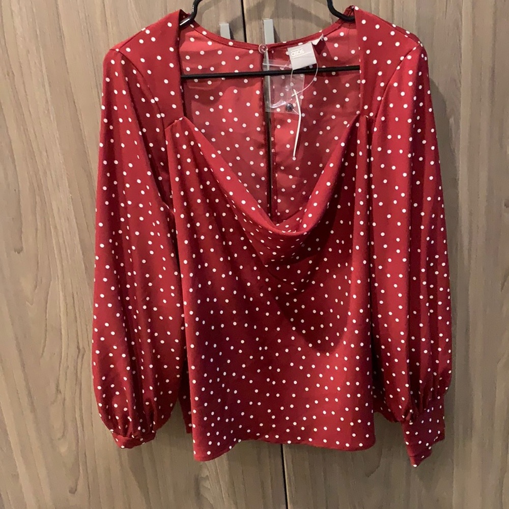 Red crop top